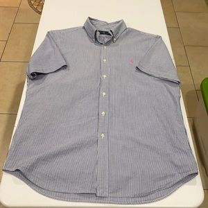 Men’s Polo Button Down Shirt Size L